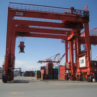 20ton 50ton 100ton 200ton 300ton 500ton 800ton 1000ton Marine Voyage Bateau Grue de levage Pneu en caoutchouc Conteneur Portique Grue