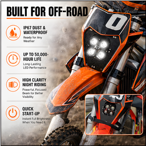 Faro Delantero LED para Motocicleta <span class=keywords><strong>Enduro</strong></span> para <span class=keywords><strong>KTM</strong></span> 150 250 <span class=keywords><strong>350</strong></span> 400 450 500 <span class=keywords><strong>EXC</strong></span>/EXCF/XCW/XCF-W/XW-<span class=keywords><strong>F</strong></span>, Faros Delanteros para Motocross 2024 2025 - Product Image 3