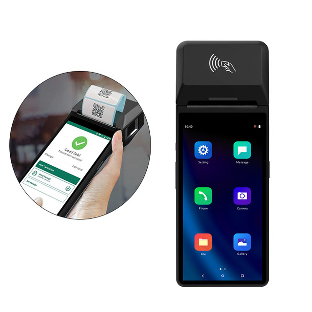2023 Hot Sell Smart Android Handheld Pos With Printer S81P