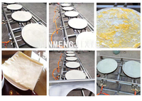 Machine de cuisson de crêpes de type push-pull Offre Spéciale à 2 casseroles pâte à farine de millet faisant la machine à crêpes