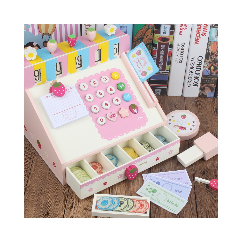 Детский супермаркет, кассовый аппарат, игрушка, маленькая девочка, симулятор, машина для кредитных карт, корзина для покупок, игрушечный домик, дерево, 20 ⑤ кор.