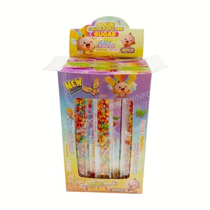 BESTAR Nouveauté Confiserie Enfant Goût <span class=keywords><strong>Sucré</strong></span> et Acidulé Boîte en Gros Bonbons Sucrés Multicolores Arc-en-ciel Vibrant Popcorn <span class=keywords><strong>Sucré</strong></span> Bonbons Mous - Product Image 5