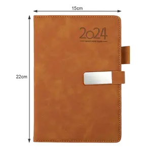 Kawaii A5 Leather Stationery Notebooks Smart Paper Pu Leather Notebook For Students