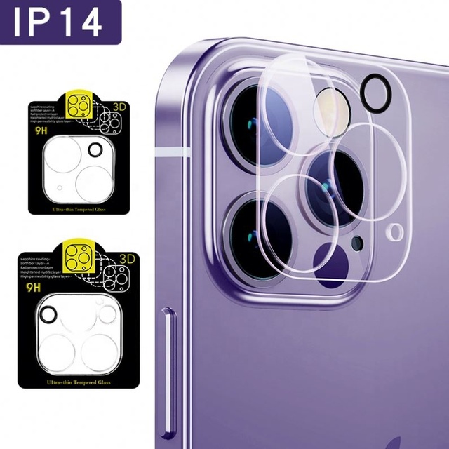 Hot Selling HD Clear Camera Lens Film Protector for iPhone 14 Plus 14 Pro Max High Transparent Glass 12 Pro 13 Mini 12 Pro Max