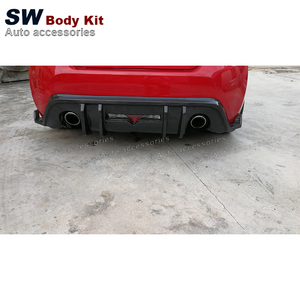 2012-2019 para <span class=keywords><strong>Toyota</strong></span> GT86 <span class=keywords><strong>FT86</strong></span> para Subaru BRZ fibra de carbono parachoques trasero labio difusor cubierta embellecedor cuerpo Kit parachoques trasero divisor labio - Product Image 3