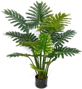 Pianta Artificiale di Alta Qualità con Foglie Primaverili, Grande Ornamento da Interno in Plastica, Philodendron 140cm - Product Image 2