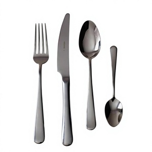 Dinnerware Use Metal Flatware <b>Sets</b> Food Contact Safe High Quality Cutlery <b>Set</b> Wholesale Price Restaurant Dining Tableware Items - Product Image 1