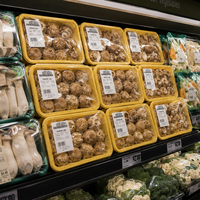 Aanpasbare wegwerp PP plastic schaal, food grade schaal voor verpakking van fruit & vlees, rechtstreeks van de fabriek.