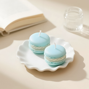DM1266 <span class=keywords><strong>Moule</strong></span> en Silicone DIY Rond <span class=keywords><strong>Macaron</strong></span> Biscuit Sandwich Cœur Joli Gâteau pour Pâtisserie et Bougies Décoration Maison - Product Image 5
