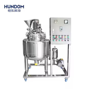 آلة صنع الكاتشب والمايونيز والشراب بسعات 50 و100 و200 و300 و500 و1000 لتر، جهاز استحلاب وتجانس بالتفريغ - Product Image 2