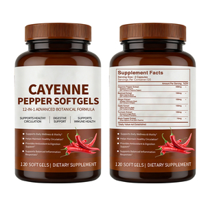 Capsaïcine en gélules haute puissance, brûleur de graisse thermogénique, soutien à la gestion du poids, stimulant du métabolisme - Product Image 1