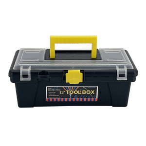 U-WORTHY U-LJ-12 12 Inch Lightweight Durable Portable <strong>Tool</strong> <strong>Box</strong> <strong>Storage</strong> for Woodworker Electrician Home Hardware Parts Case - Product Image 5