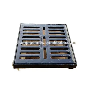 Fonte ductile grille de drain pour système de drainage en fonte ductile drain grille en124 c250