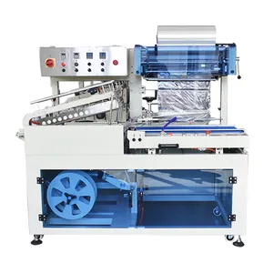 BROPAC FQL450LB automatic L-bar type Sealer with conveyor Automatic heat Shrink wrap packing wrapper Machine shrink tunnel