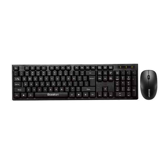 Wireless Keyboard and Mouse Set for Business for Russian French Korean Spanish Portuguese by Computer