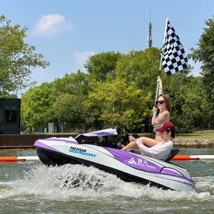 Bote de <span class=keywords><strong>Karting</strong></span> Acuático, Equipo de Entretenimiento Marino, Bote a Gasolina - Product Image 1