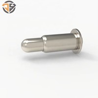 Connecteur à broches Pogo à ressort en laiton nickelé/plaqué or Junyi JYBH074 de haute qualité, tolérance de 0,01 mm, usiné sur mesure