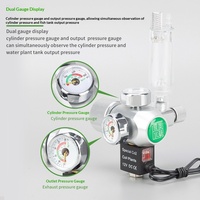 Régulateur de pression de CO2 en alliage d'aluminium ZRDR, réducteur de pression, clapet anti-retour, compteur de bulles, électrovanne, haute étanchéité
