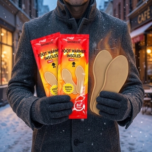 Nouvelles semelles chauffantes activées par l'air OEM ODM 2026 avec chaleur longue durée, inserts thermiques pour chaussures pour le ski, la chasse <span class=keywords><strong>et</strong></span> le travail en extérieur - Product Image 1