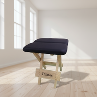 Tabouret de Pilates pliable en bois, banc de yoga réglable, chaise d'entraînement portable pour la maison et le studio