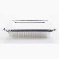 Rectangle 3100ml ustensiles de cuisson jetables poisson cuit au four rôti poulet casserole en gros usage alimentaire plateaux de boulangerie en aluminium