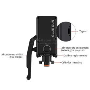 Pistolet à colle électrique intelligent personnalisé LY-TBK-006 avec écran LCD, sans goutte de colle, <span class=keywords><strong>aspiration</strong></span> pour collage de cadre, nouveau - Product Image 3