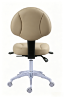 Tabouret de dentiste de luxe Buffalo, chaise ergonomique réglable avec support lombaire, coussin premium, certifié CE, capacité de charge de 150 kg