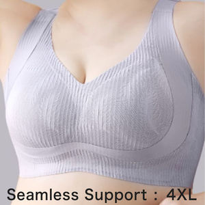 Sujetadores de Cobertura Total para Mujeres con Busto Grande, Talla 46D, Sujetador Deportivo sin Costuras con Push-Up para Mujeres con Sobrepeso - Product Image 5