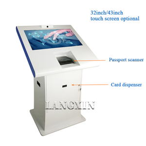 32-inch selfservice terminal voor overheidsdiensten met A4-printer kiosk, alles-in-één selfservice kiosk met toetsenbord - Product Image 6