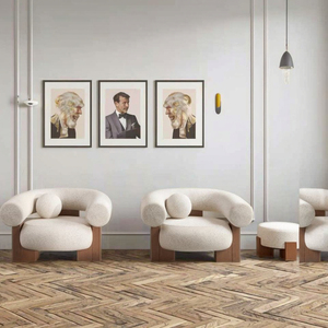 เก้าอี้ไม้โค้งเรียบง่ายทำจากไม้สไตล์นอร์ดิกดีไซน์ทันสมัยสำหรับห้องนั่งเล่นขนาดเล็กสำหรับหอพักที่เงียบสงบและสร้างความประหลาดใจ - Product Image 6