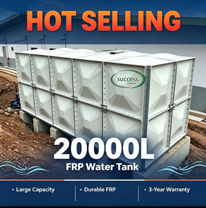 Tanque <span class=keywords><strong>de</strong></span> <span class=keywords><strong>Agua</strong></span> <span class=keywords><strong>de</strong></span> GRP FRPV <span class=keywords><strong>de</strong></span> 20000 Litros con Certificación WRAS, Ideal para Riego, Recolección <span class=keywords><strong>de</strong></span> <span class=keywords><strong>Agua</strong></span> <span class=keywords><strong>de</strong></span> <span class=keywords><strong>Lluvia</strong></span>, Consumo Humano y Extinción <span class=keywords><strong>de</strong></span> Incendios - Product Image 1