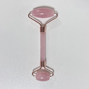 100% Natural Anti-Aging <b>Jade</b> <b>Roller</b> Original Double-Neck Therapy Massager Rose Quartz Face <b>Roller</b> - Product Image 4