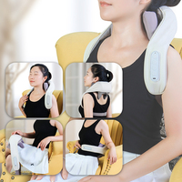 Machine de massage des épaules et du cou à chaleur et pétrissage profond 6D rechargeable OEM, modèle BISD-F301, en promotion