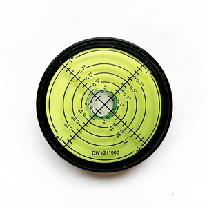 60*11,5 Hoge precisie metalen circulaire magnetische niveaumeter, groene bel, 60 mm diameter, 12 mm hoogte - Product Image 1