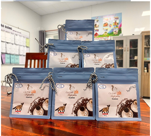 100% ออร์แกนิกเมล็ดกาแฟเวียดนามมีกลิ่นหอมเข้มมีกลิ่นหอมสีเขียวแปรรูปเป็นกลุ่มบรรจุจำนวนมาก - Product Image 4