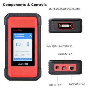 Analyseur de moteur de scanner X431 Pad 5 Pad v OBD2 avec nouvelle carte de topologie de programme en ligne ECU/ECM de prise en charge Smartlink C - Product Image 4