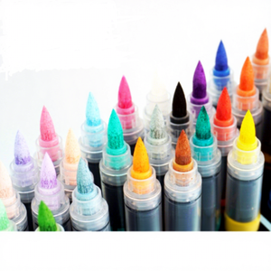 Fabrik-Großhandel Hochwertige Acryl-Markerstifte 12 24 36 48 Sets Stapelbare Farbige Soft-Tip Planer-Stifte - Product Image 4