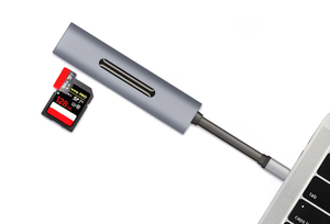 9 in 1 <strong>USB</strong> C Type C Hub to 3 <strong>USB</strong> <strong>3.0</strong> VGA 4K 3.5mm Audio DF TF <strong>Card</strong> <strong>Reader</strong> Hub with Type C PD Charging Adapter for Macbook - Product Image 3