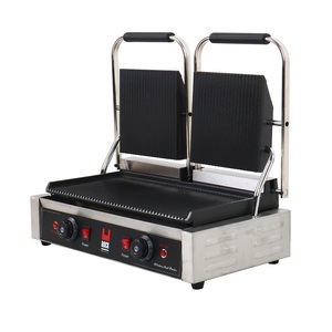 Gran oferta, Parrilla Eléctrica de doble contacto, prensa de sándwich, parrilla Panini para sándwich de hamburguesa - Product Image 4