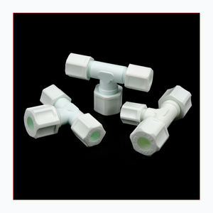 Sambungan Pipa Plastik Berkualitas Tinggi PPH Union Tees Union untuk Fitting Sambungan Cepat - Product Image 3