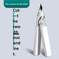 Kit de coupe-ongles ultra-fins, ciseaux à ongles anti-éclaboussures, coupe-ongles à pointe biseautée en bec d'aigle, durabilité et précision, manucure inclinée