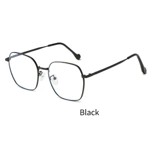 إطارات نظارات رخيصة بالجملة إطارات معدنية مضادة للنظارات الزرقاء الفاتحة