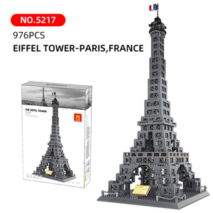 Bloques de Construcción de la Torre Eiffel Francesa, Artículos de Decoración de Escritorio de Ensamblaje de Partículas Pequeñas, Juguete Arquitectónico Famoso para Niños - Product Image 6