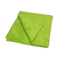 Serviette en microfibre 550 g/m² avec logo personnalisé, en polaire corail ultra-douce sans bords pour le séchage, le lavage, le lustrage et le polissage des voitures