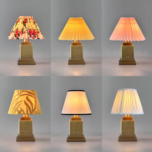 Lumind <span class=keywords><strong>2025</strong></span> ánh sáng trong nhà cảm ứng không dây đèn vải Chụp đèn phòng ngủ bảng đèn phòng khách chiếu sáng LED - Product Image 6