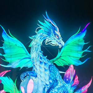 Vente chaude LED Tissu Fil <span class=keywords><strong>Dessin</strong></span> Coloré Animal <span class=keywords><strong>Dragon</strong></span> pour les Événements du Nouvel An - Product Image 2