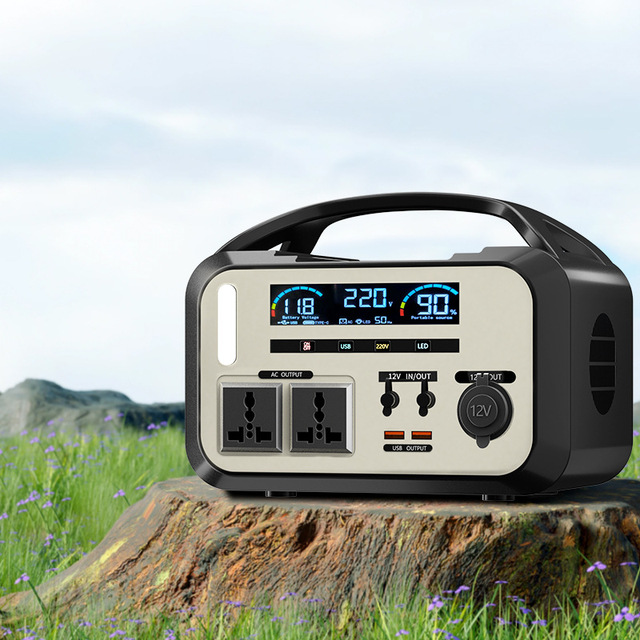 Portable Power Station 300W 900W Solar Generator with MPPT Battery Pack for Outdoors Camping Car Source