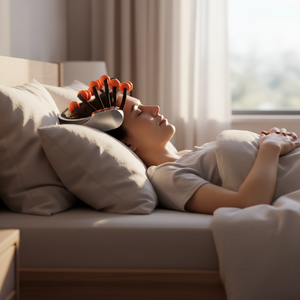 Großhandel Kopfmassagegerät mit 2000mAh Akku 5 Massagemodi Automatische Abschaltung <span class=keywords><strong>Ideal</strong></span> zur Stresslinderung und Schlafhilfe - Product Image 3