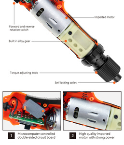 <span class=keywords><strong>Destornillador</strong></span> eléctrico de precisión de alto par ajustable AC220V, enchufe directo, bricolaje, industrial, certificado CE, - Product Image 4