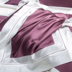Top Luxury Purple 100% Mulberry Silk Duvet Cover <strong>king</strong> <strong>Size</strong> <strong>pink</strong> Girl Bed Sheet Home Textile <strong>Bedding</strong> Sets Supplier - Product Image 5